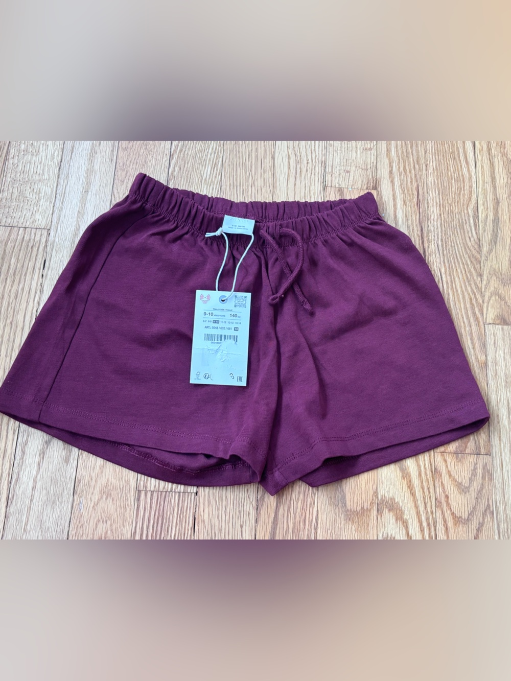 Girls Maroon Zara shorts size 9-10